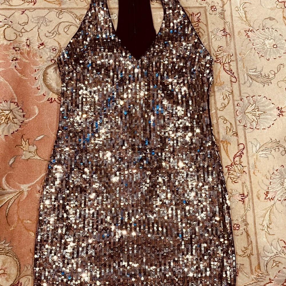 Sequin Halter sexy Dress